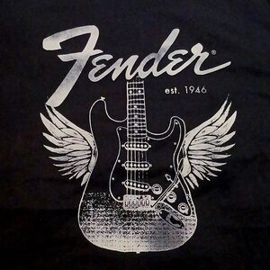 Fender Guitar With Wings T-Shirt  1X
